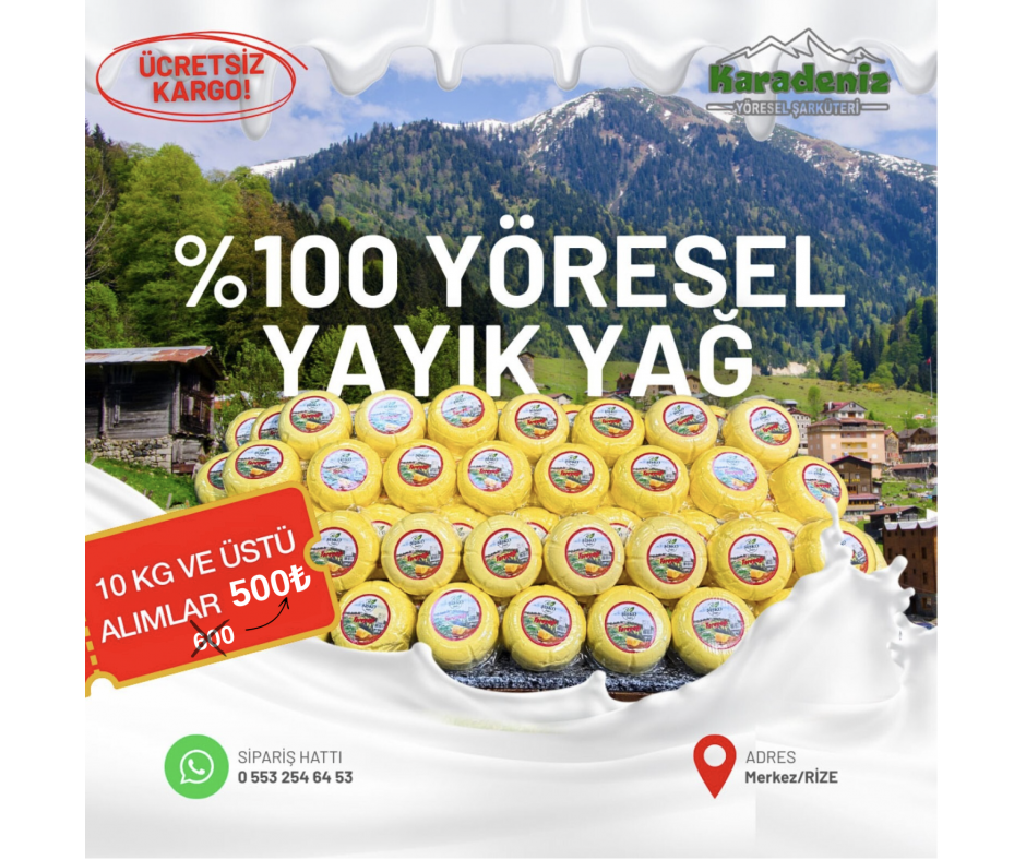 Şişko Yağcı Yayık Tereyağ 10KG Kampanyası