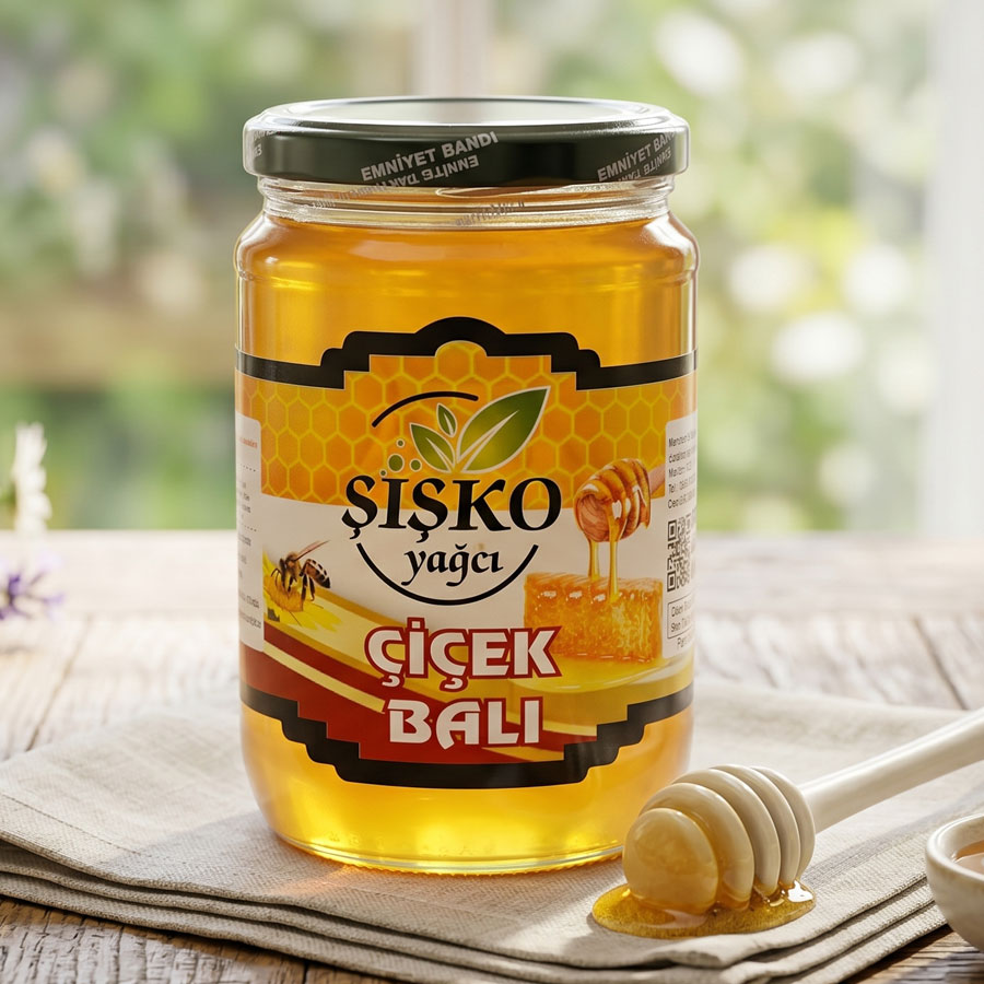 Şişko Yağcı Çiçek Balı 970 gr