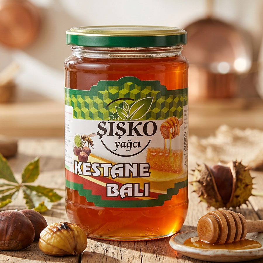 Şişko Yağcı Kestane Balı 970 gr