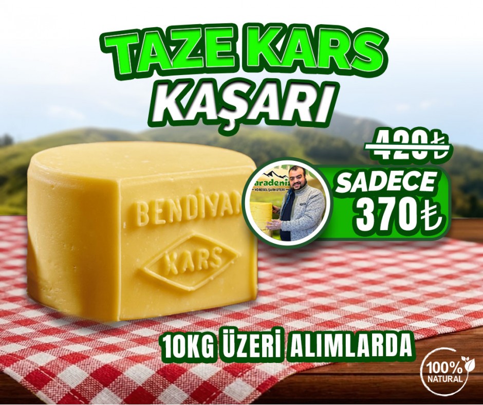Taze Kars Kaşarı 10KG Kampanyası