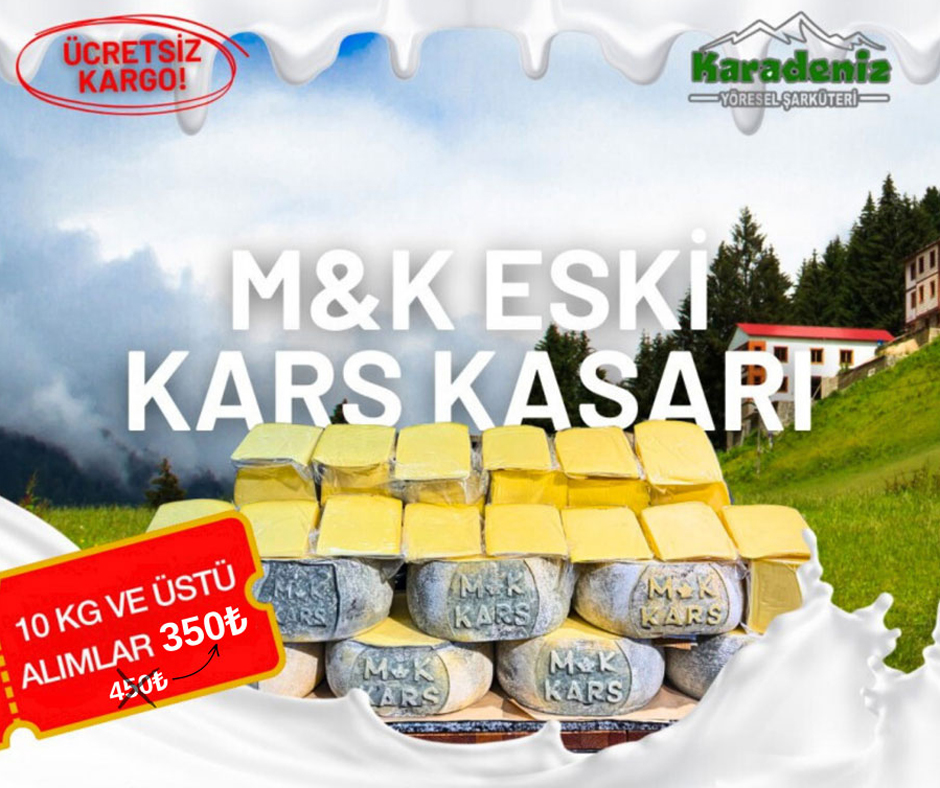 M&K Eski Kars Kaşar 10KG Kampanyası